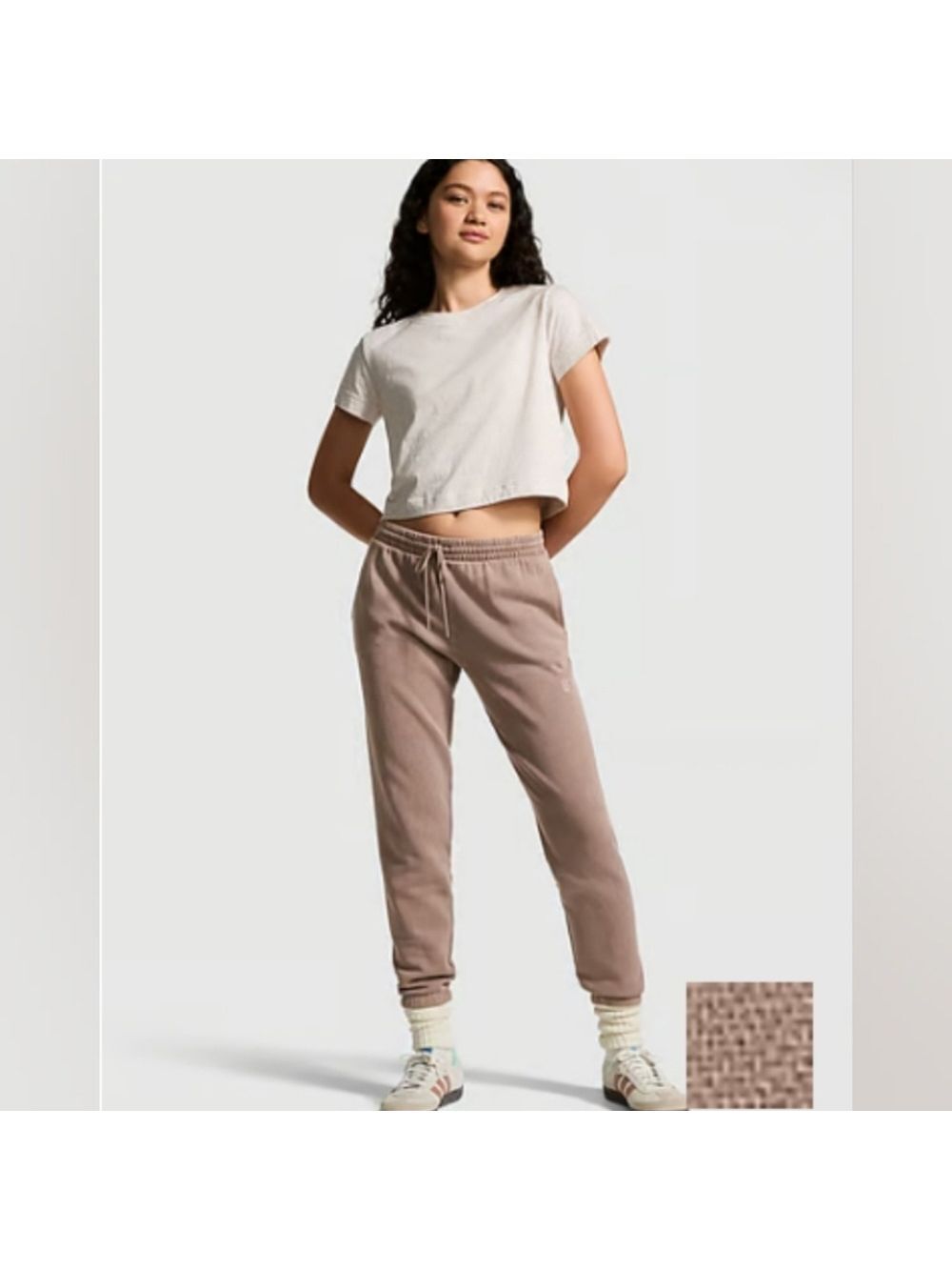 New Victoria secret PINK Ivy Fleece Slim Sweatpants - Picture 1 of 5